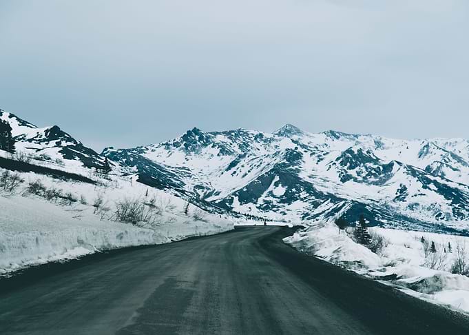 Winter Mountain Road