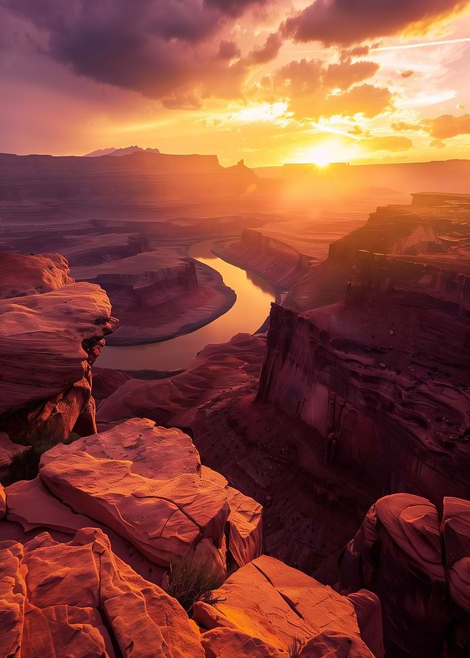 Canyon Glow at Sundown