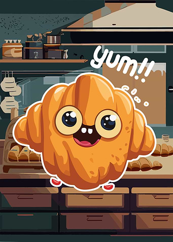 Cute Croissant
