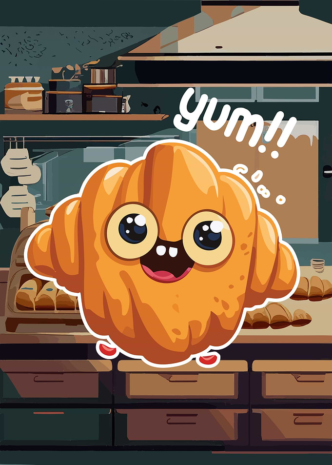 Cute Croissant