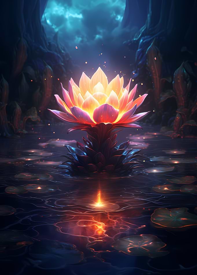 Lucky Fantasy Lotus Bloom