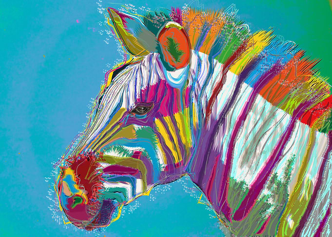 ZEBRA COLORFULL
