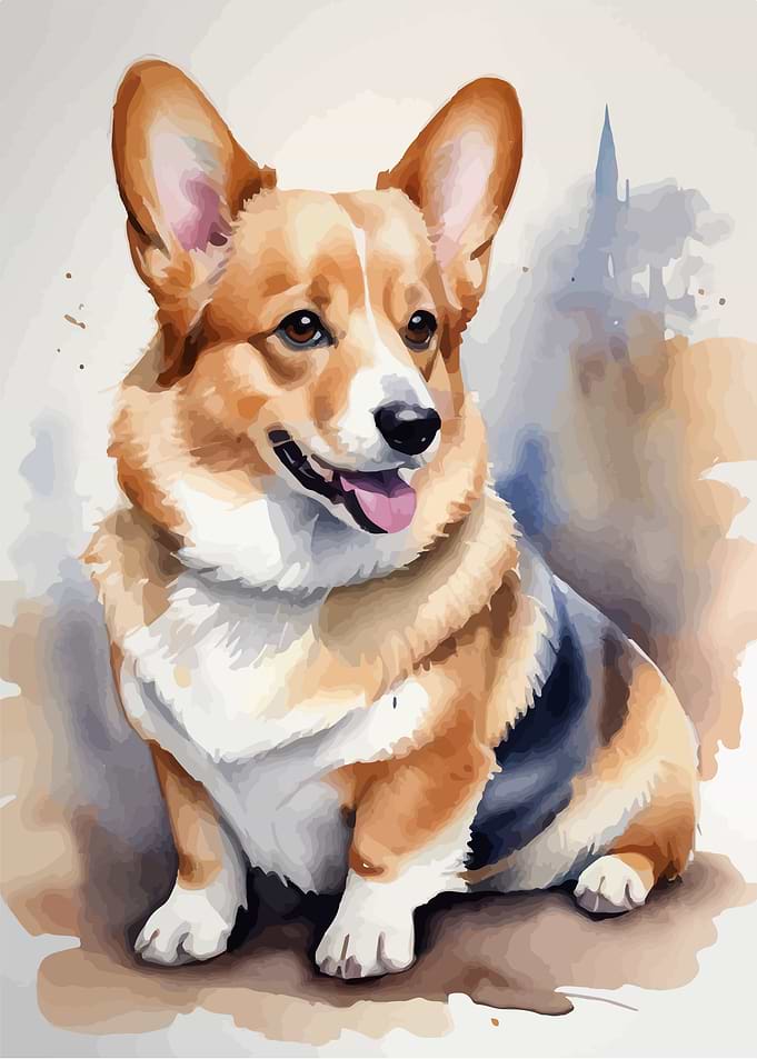 Welsh corgi dog