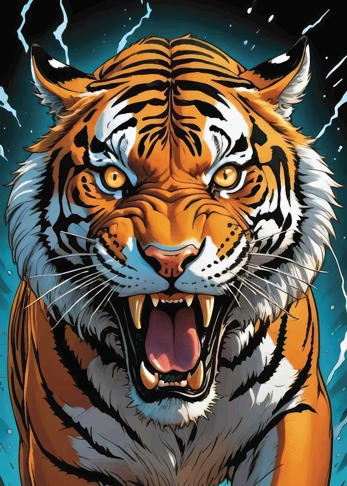 TIGER VECTOR ART