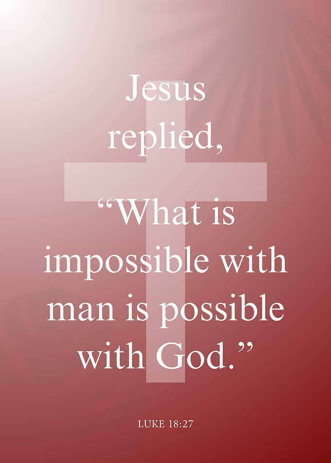 Luke 18 vs 27
