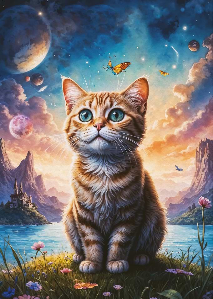 Cat In The Fantasy Land