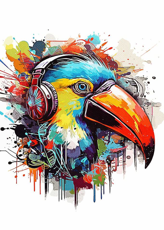 Paint Bird Toucan Music