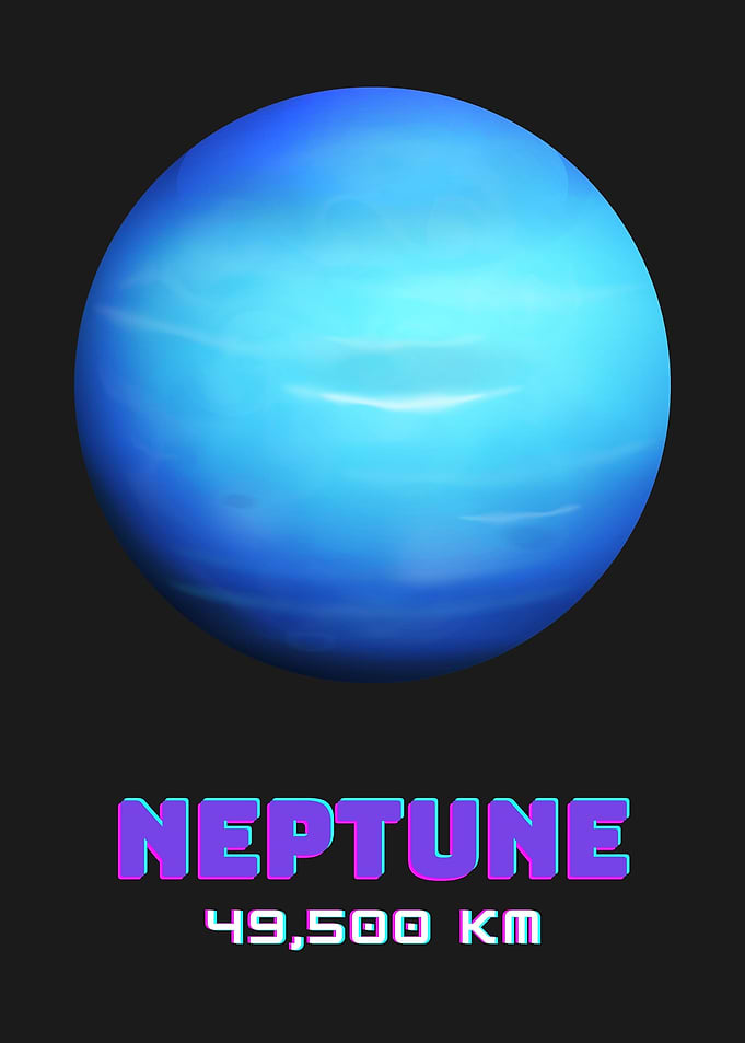 Neptune Planet the Blue