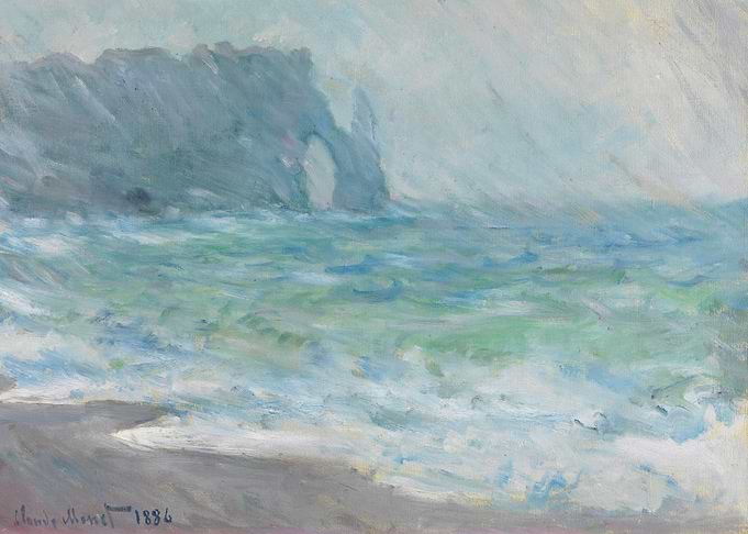 Regnvar Etretat