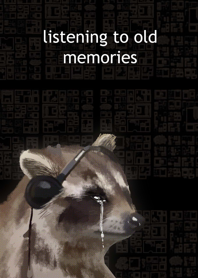 crying raccoon