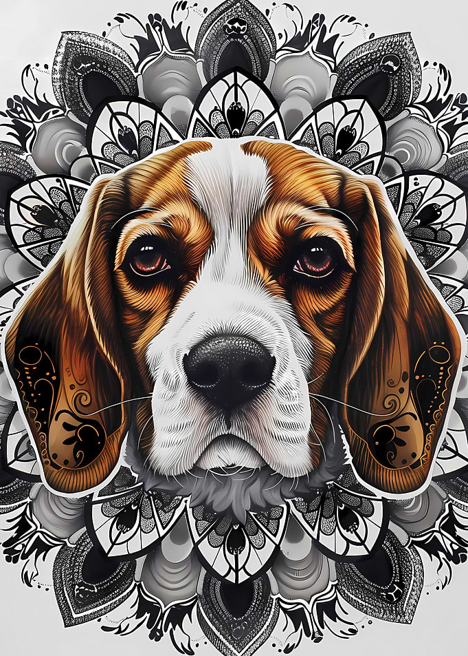 Mandala Beagle