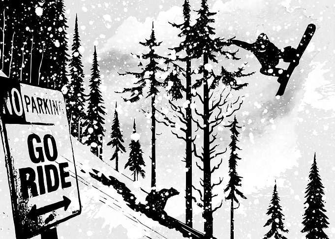 Freeride and Snowboard