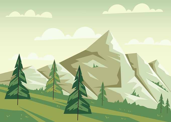 Mountain Landscape Art