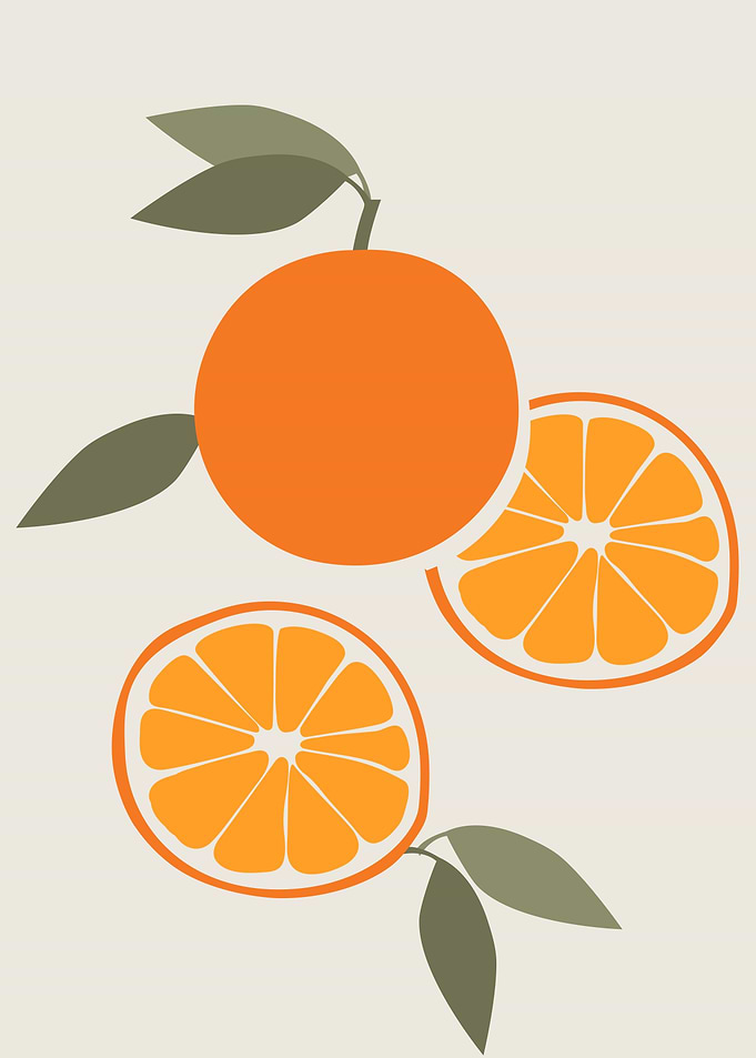 Fresh Orange fruit