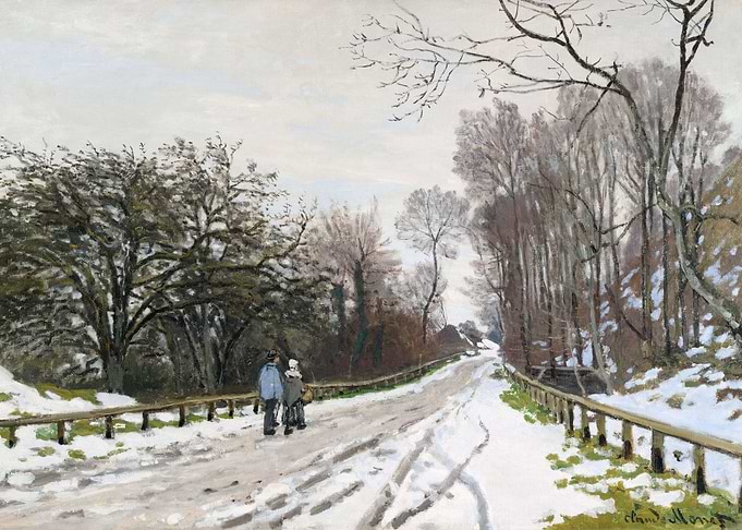 Road toward the Farm