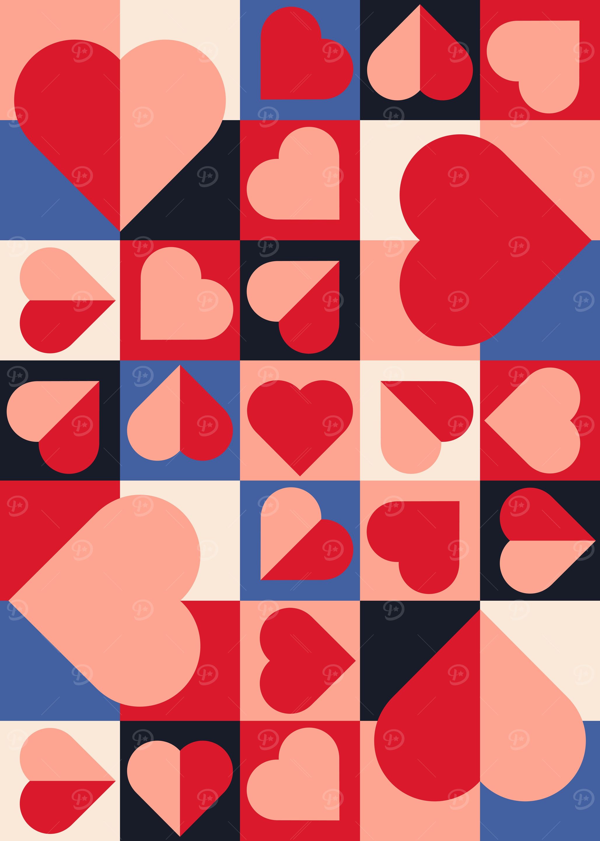 Geometric hearts