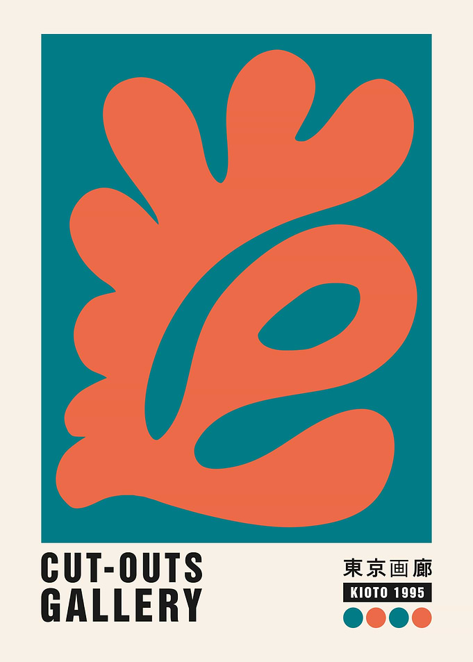 Cut Out Retro Nature Art