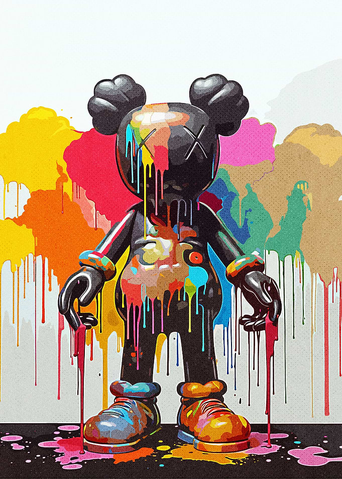 Artistic Paint Kaws
