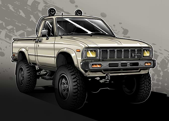 Toyota Hilux N40 1984