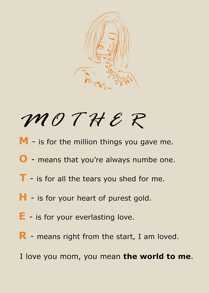 Happy Mothers Day Mommy