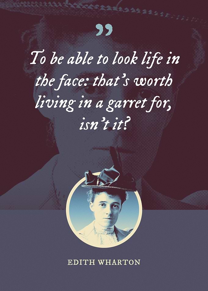 To be able to look life in