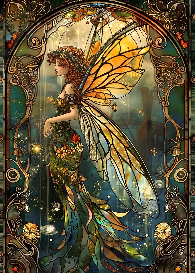 Fairy Stained Glass