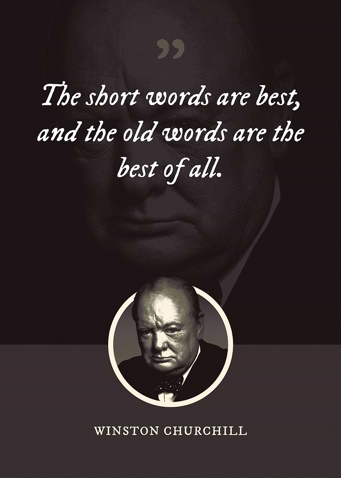 The short words are best