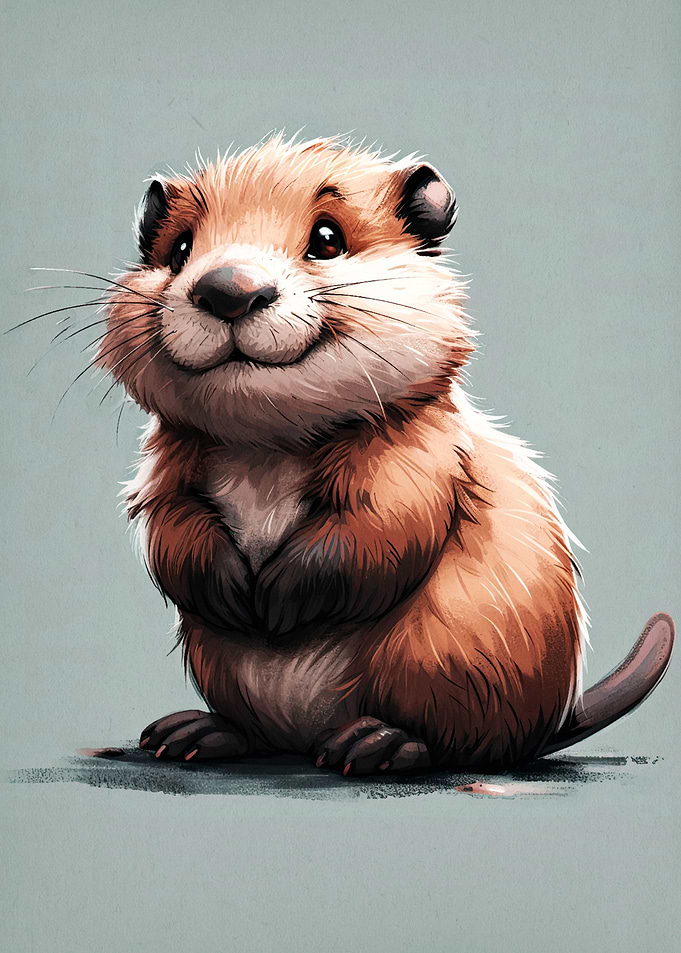 cute baby otter
