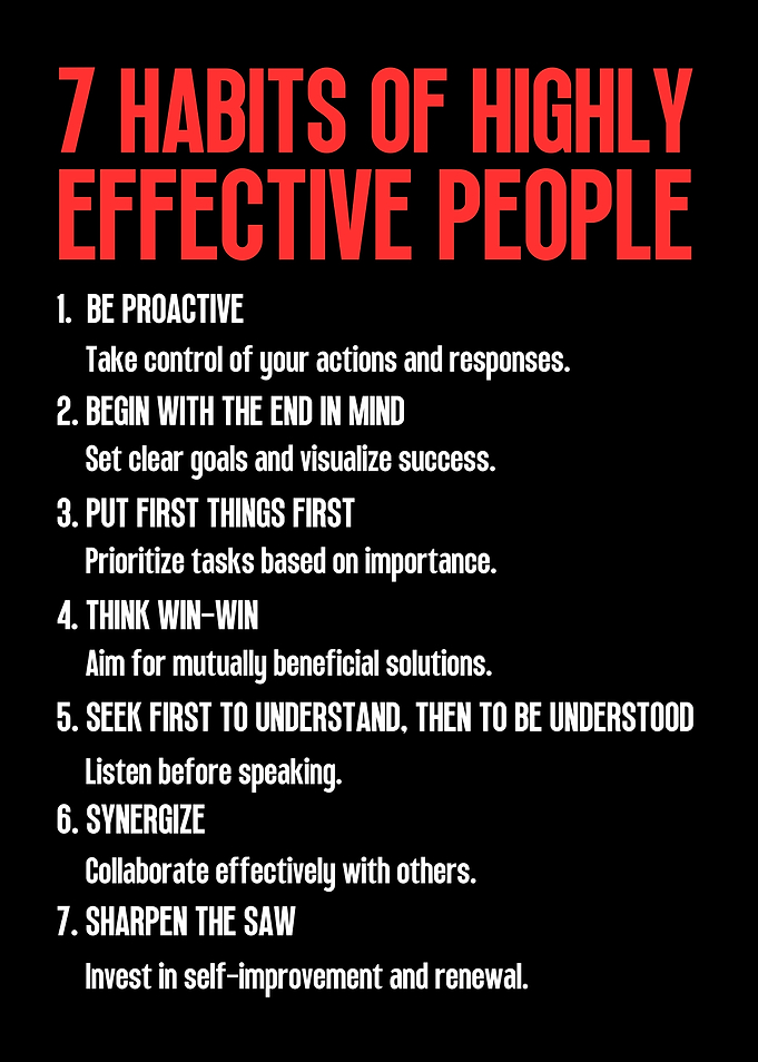 7 Habits Effective