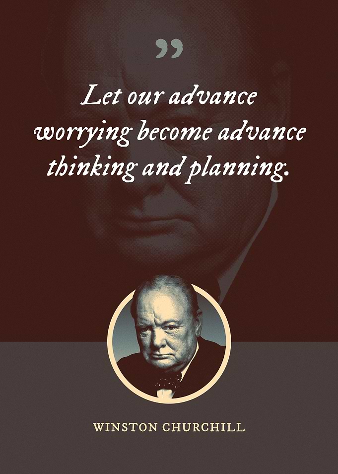 Let our advance worrying