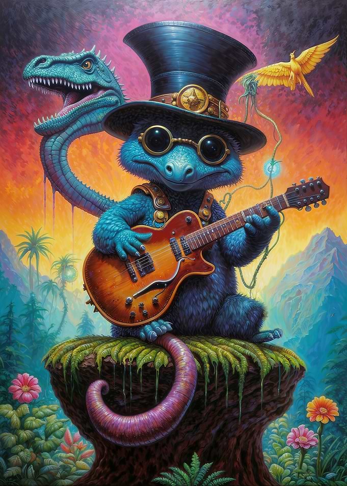 Steampunk Dino Jam Session