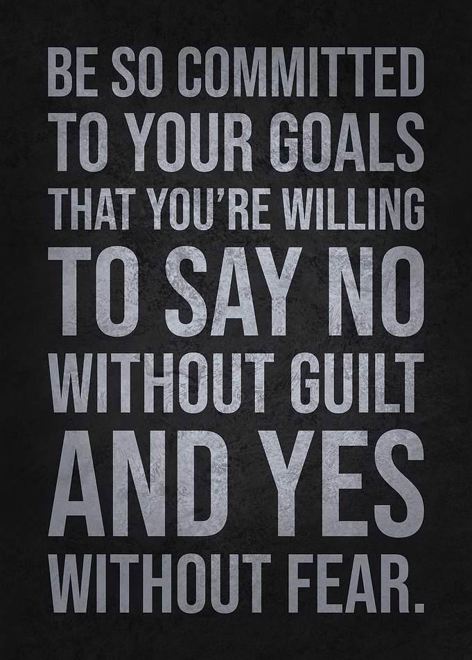 Be Commited To Your Goals
