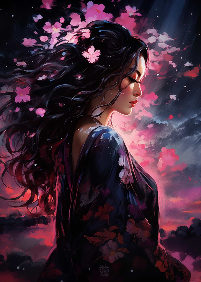 Elegance of geisha