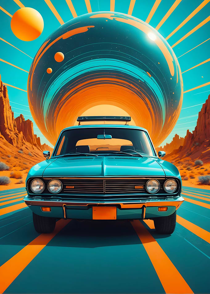 Vintage Car Journey