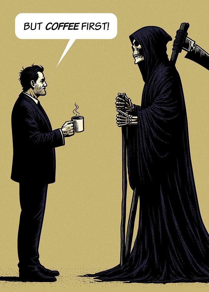 Grim Reaper Coffee First