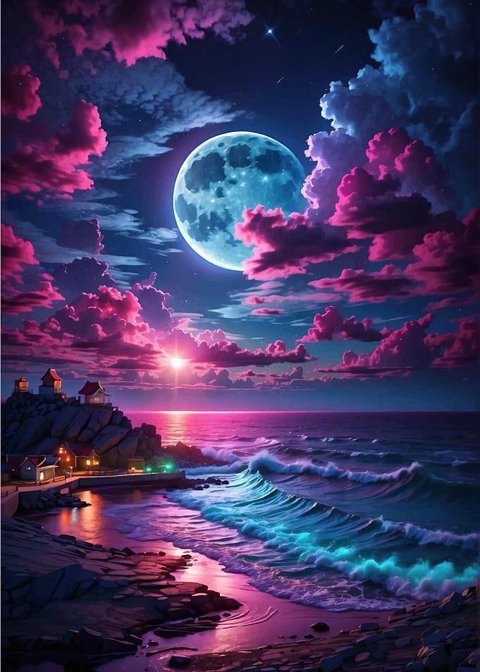 Beach Fantasy Landscape