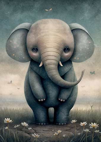 cute elephant baby