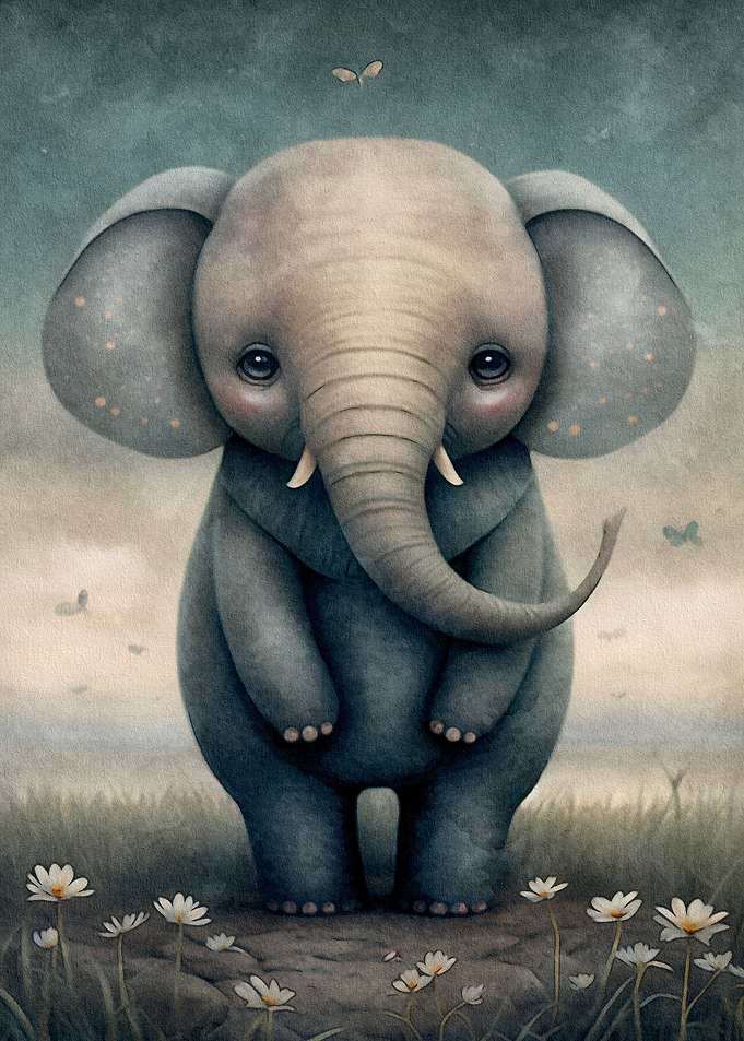 cute elephant baby