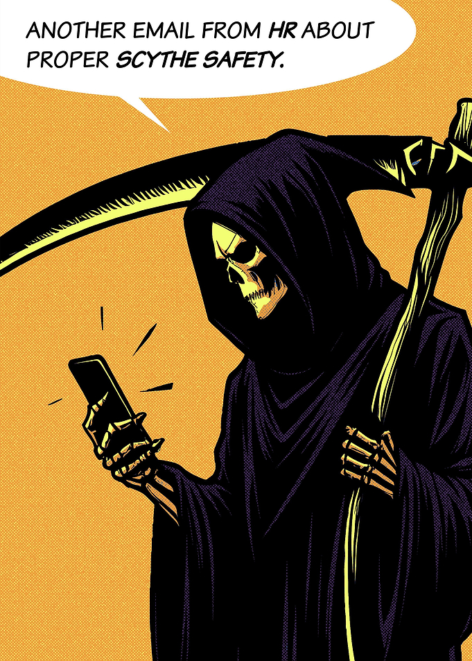 Grim Reaper Scythe Safety