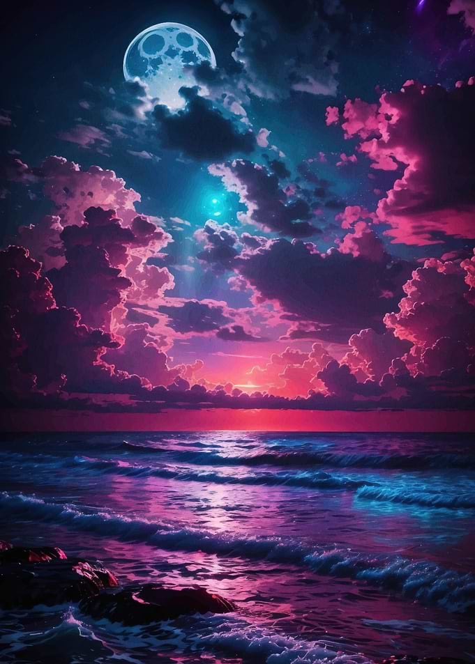 Beach Fantasy Landscape