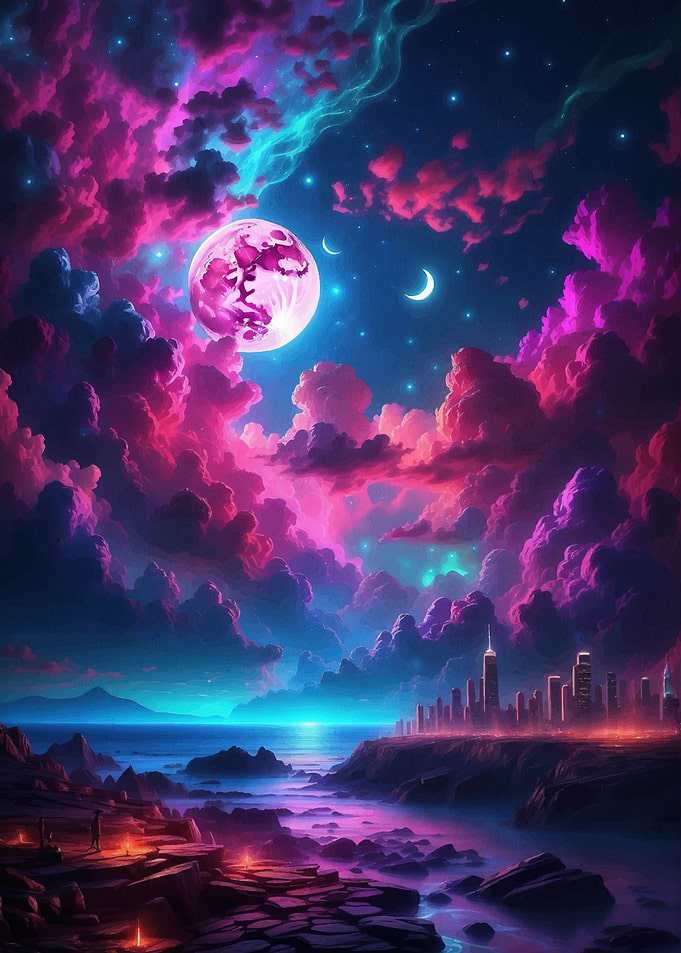 Beach Fantasy Landscape