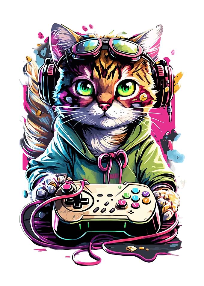 Cat Gamer