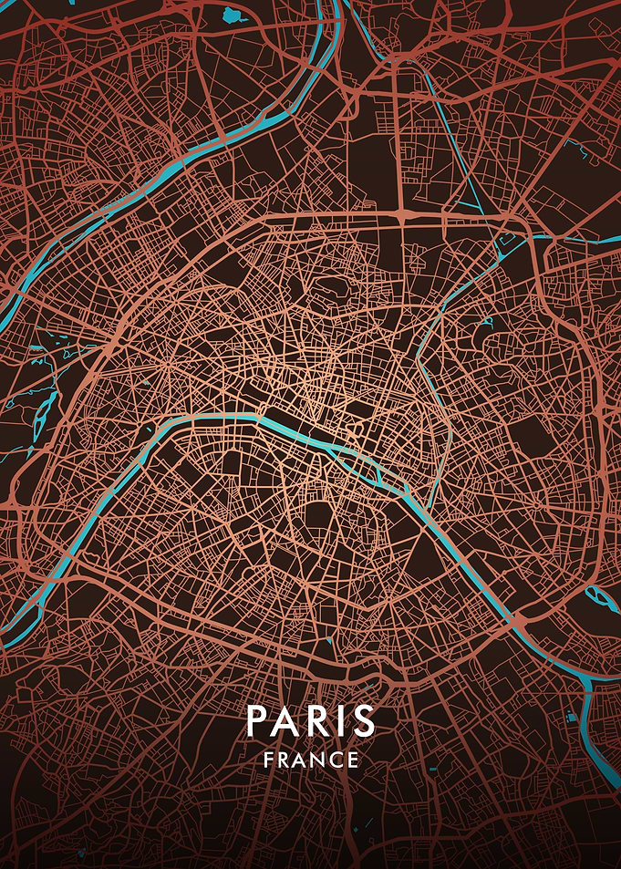 Paris City Map