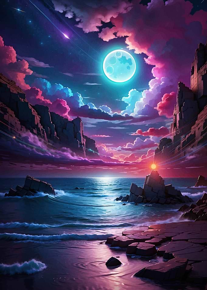 Beach Fantasy Landscape