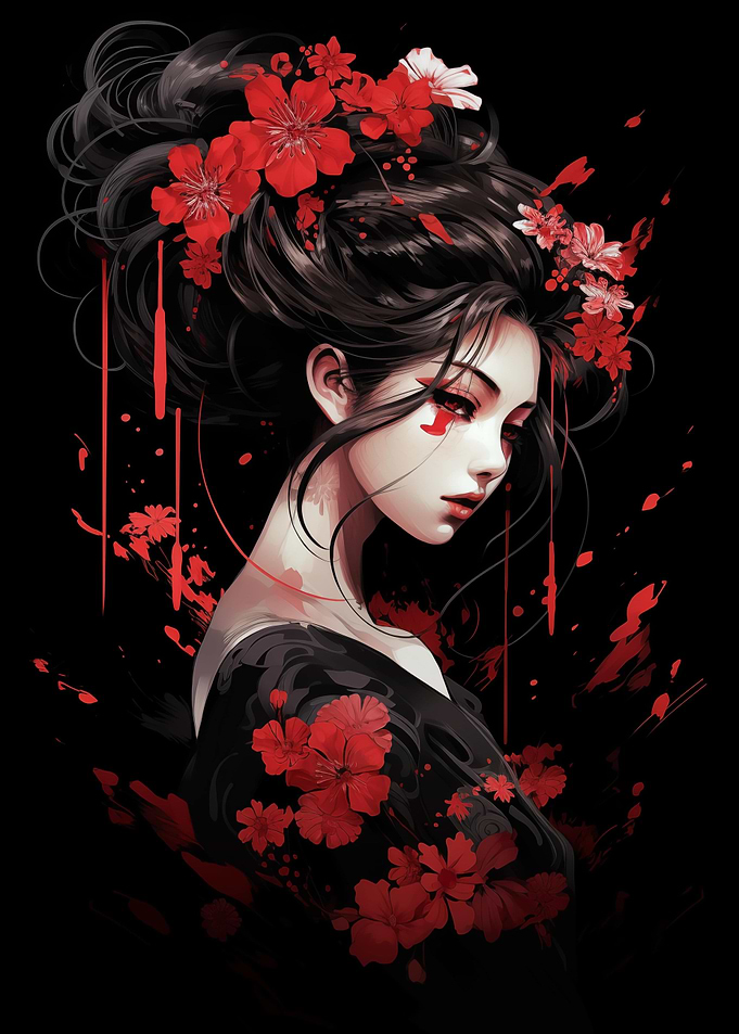 Elegance of geisha