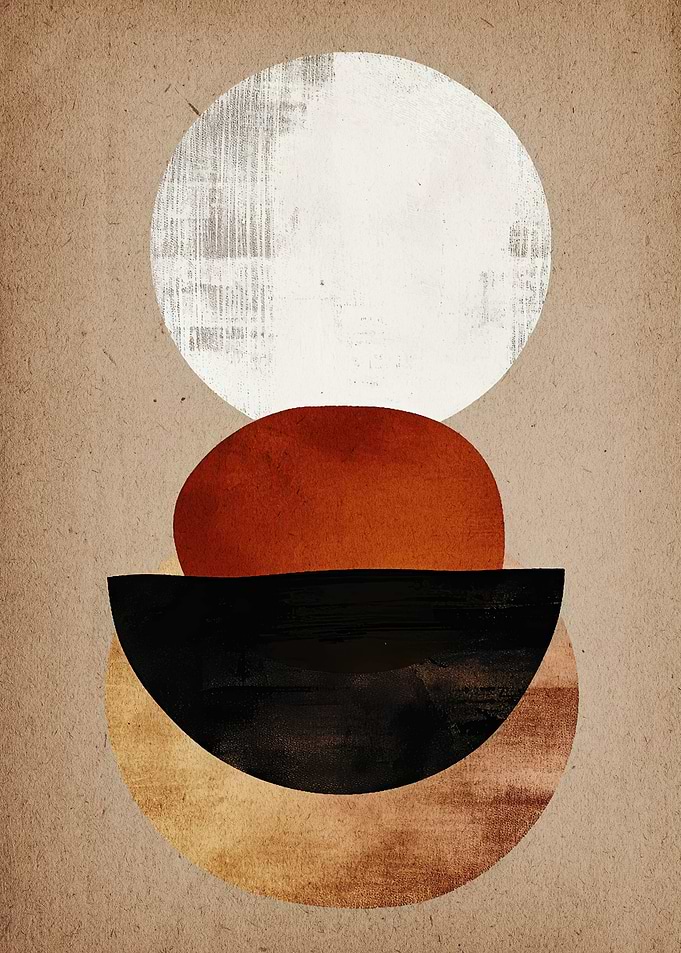 Boho abstract Minimal art