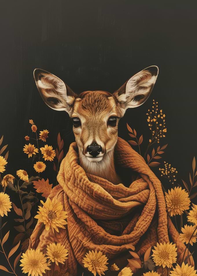 Deer in Scarf