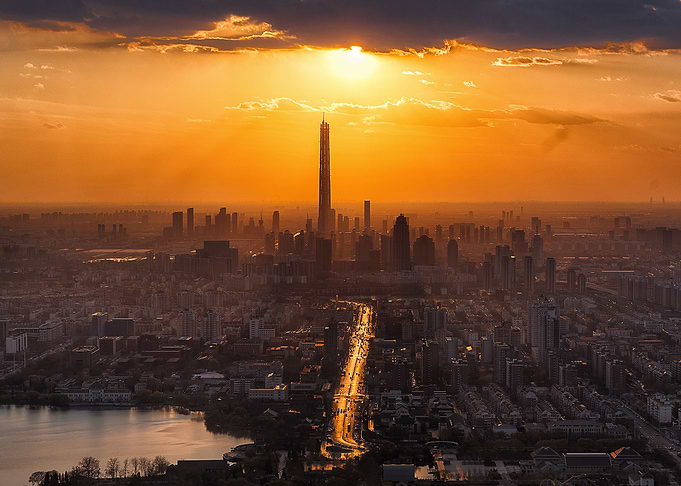 sunset city
