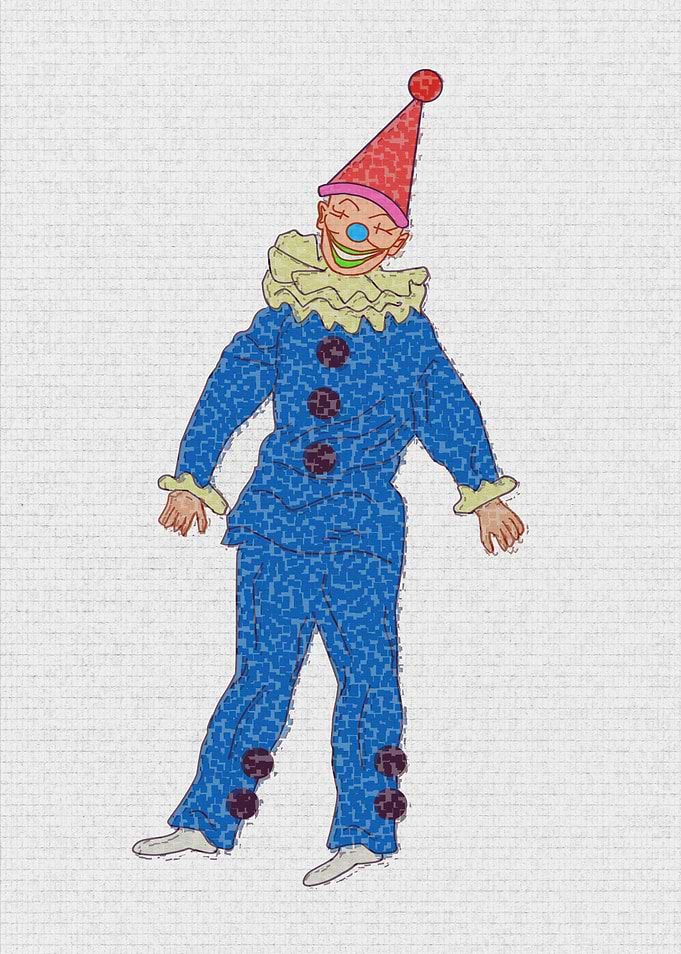 Abstract Clown Funny3