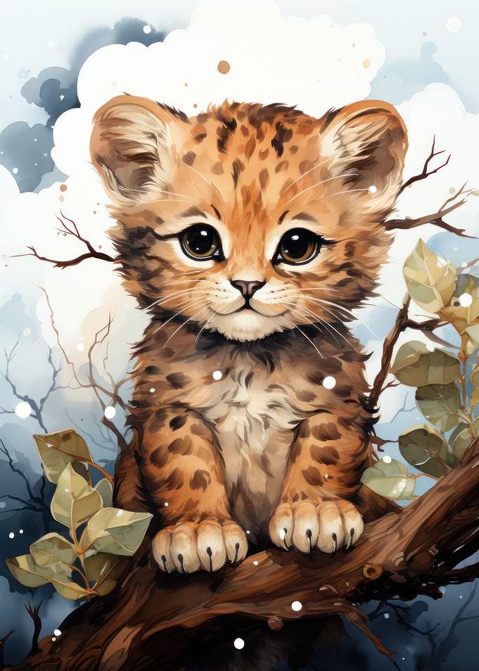 Baby leopard